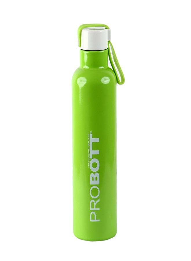 Probott Bang 600 ml Thermosteel Vacuum Insulated Double Walled Flask, Stainless Steel Water Bottle, Light Green |Screw Cap| Hot and Cold | Leakproof | Water, Tea, Coffee, Gym, College, Office, Travel - Image 1